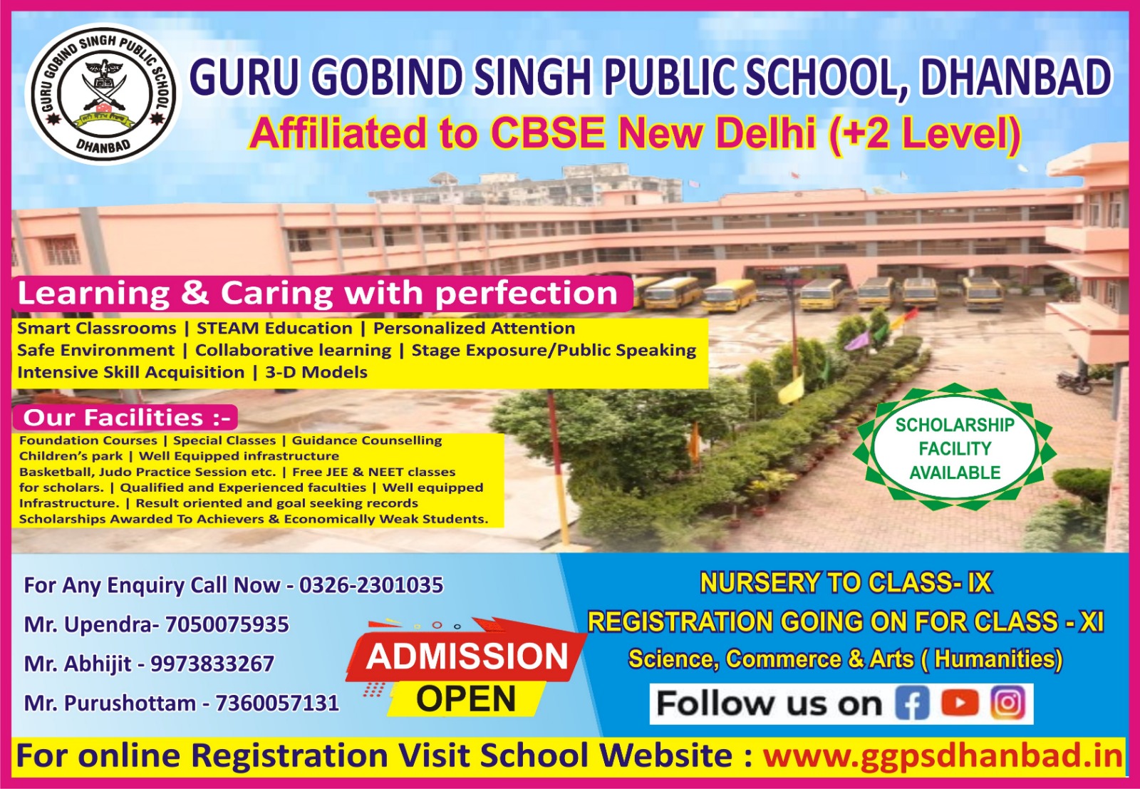 Admission Open